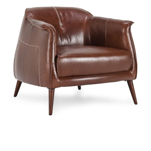 Traditional Club Chair with Splayed Legs