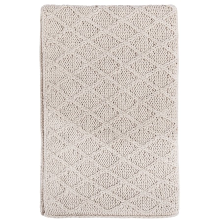 Tc Catalina Throw Ivory 50X70