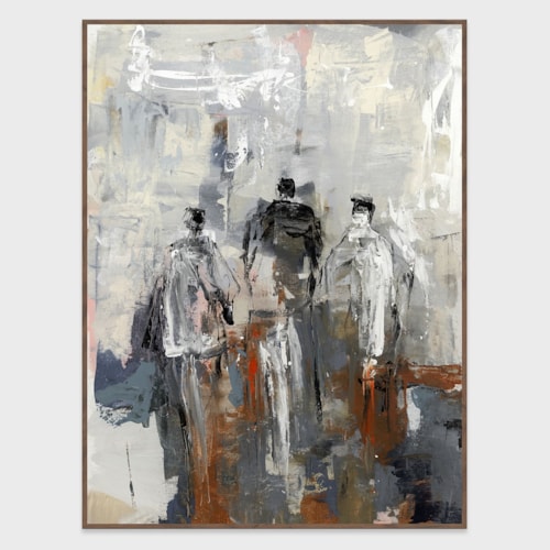 Trio II Canvas Art 36"X48"