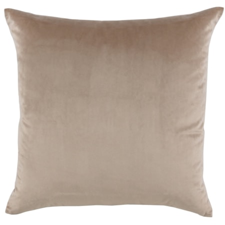 22"x22" Velvet Nude Throw Pillow