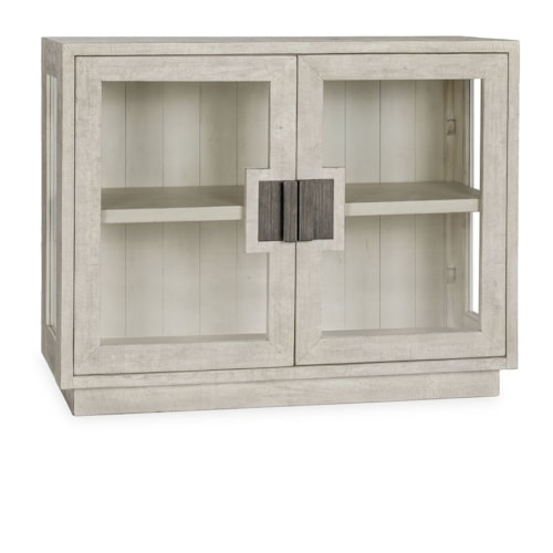 Contemporary 2-Door Cabinet