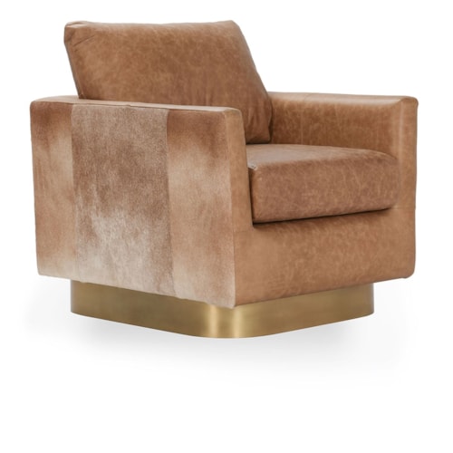 Contemporary Swivel Accent Chair