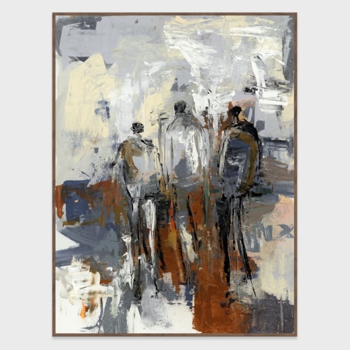 Trio I Canvas Art 36"X48"