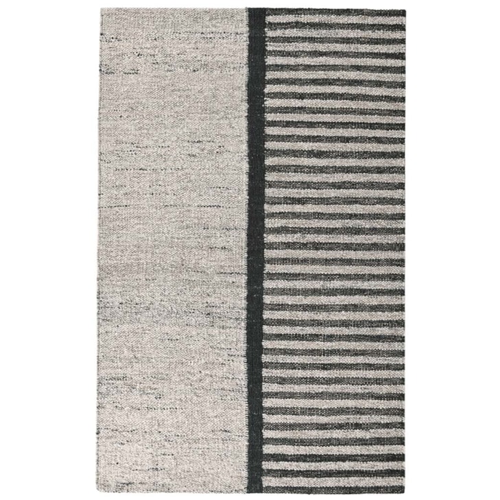 Classic Home Kanso Kofu Stripe Natural/Black 8x10