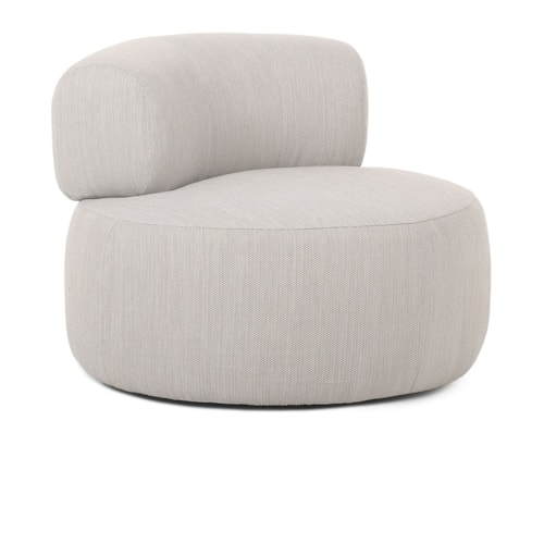 Contemporary Outdoor Swivel Lounge Chair