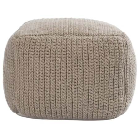 Performance Natural Pouf 18X18x14