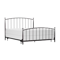 Transitional Metal King Bed