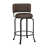 Northgate Commercial Grade Metal Counter Height Swivel Stool