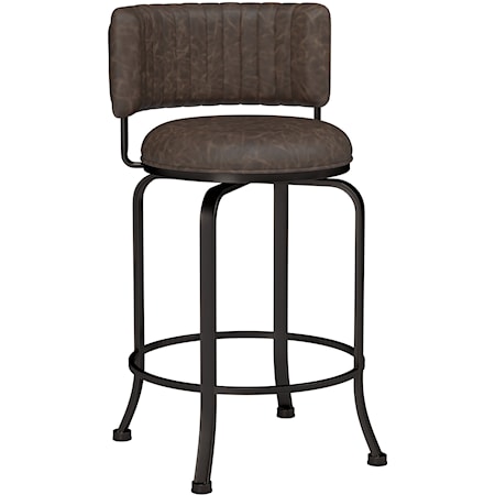 Northgate Commercial Grade Metal Counter Height Swivel Stool