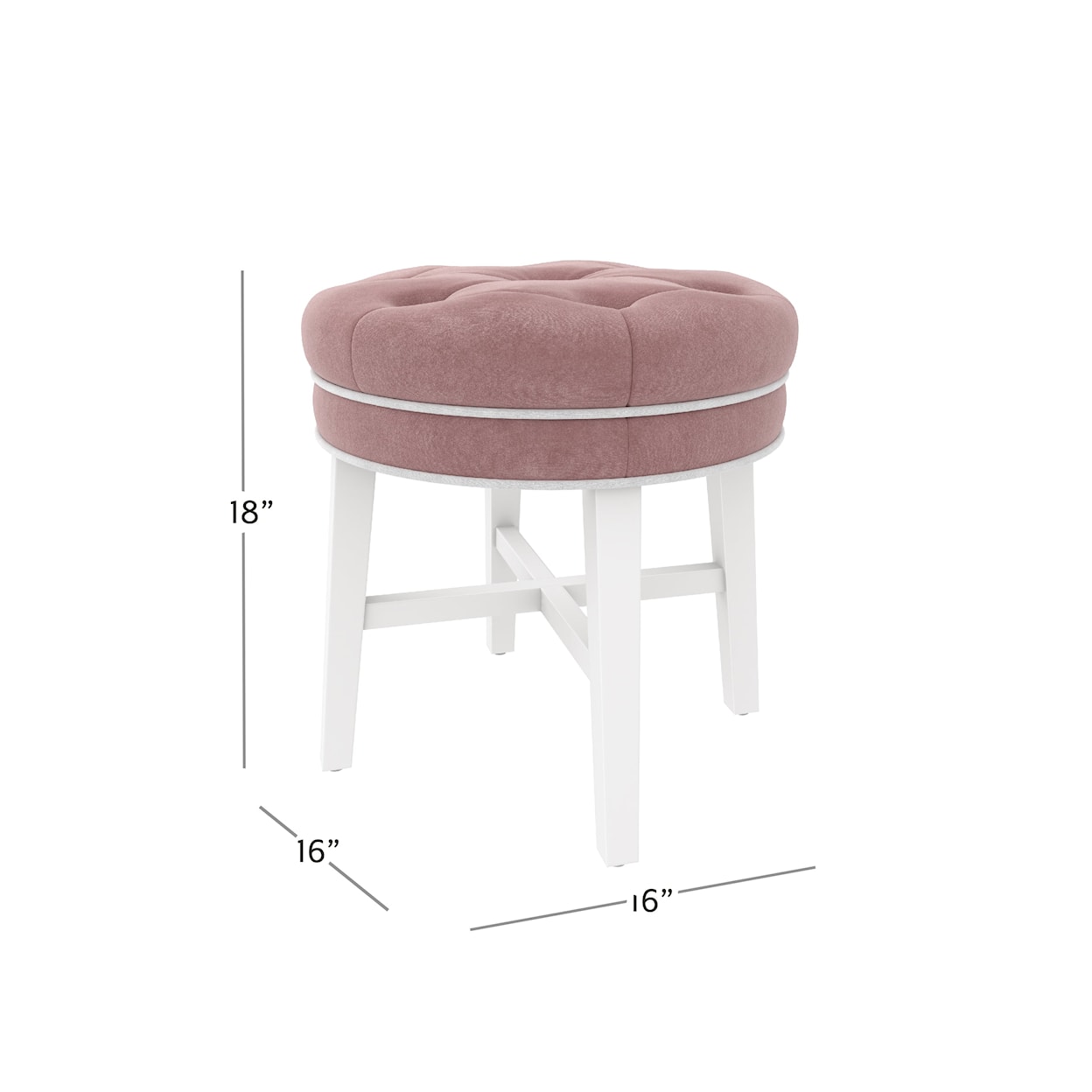 Hillsdale Sophia Vanity Stool