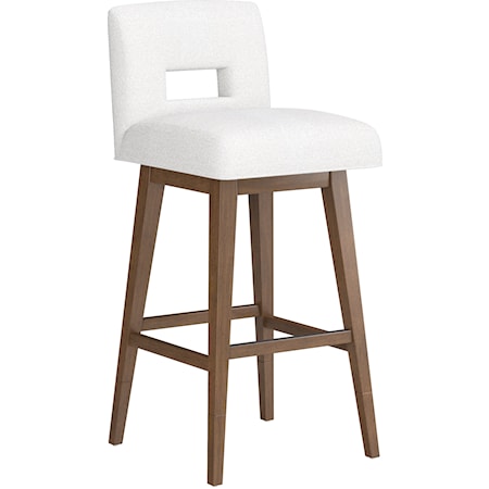 Key Back Adjustable Swivel Stool