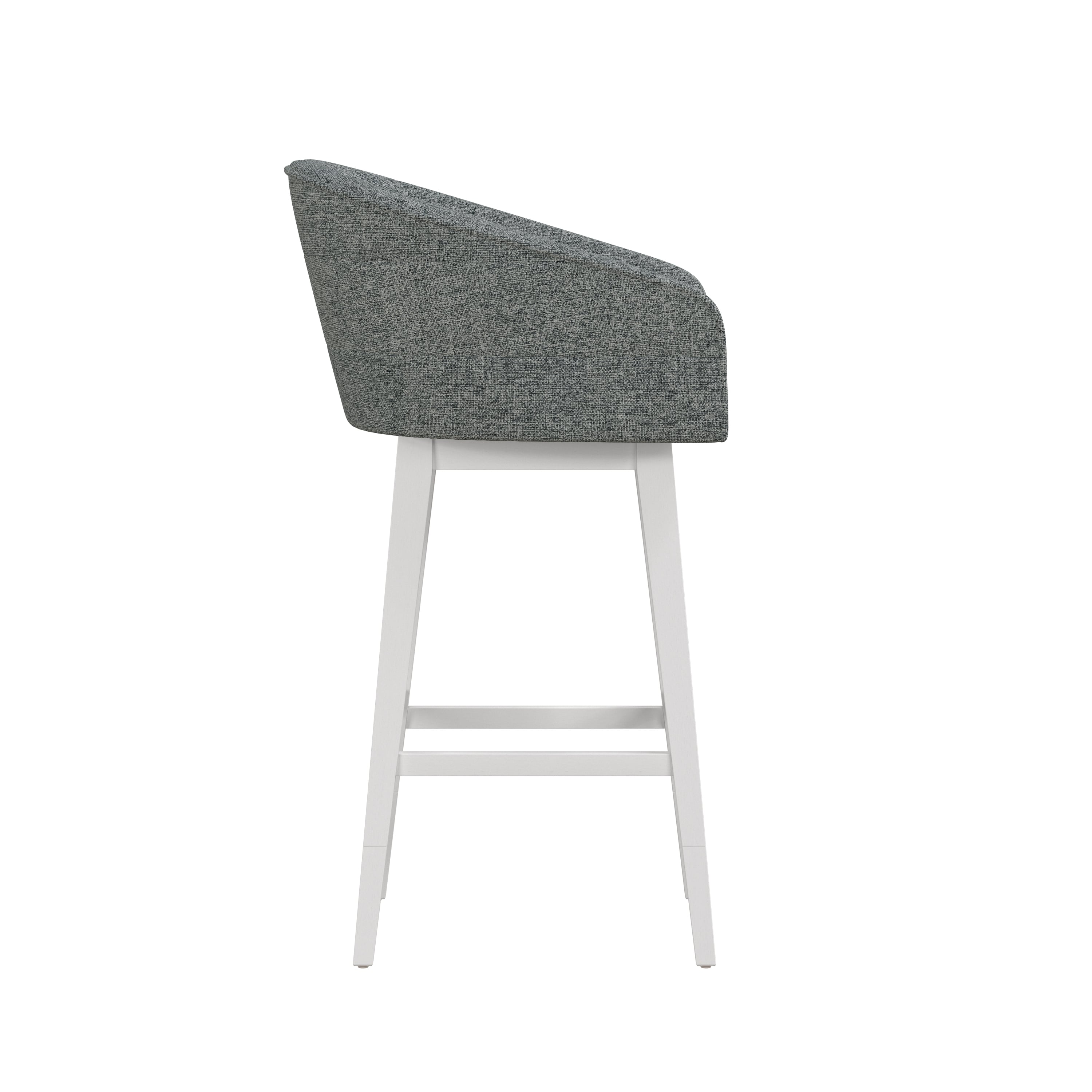 Barrel Back Adjustable Swivel Stool