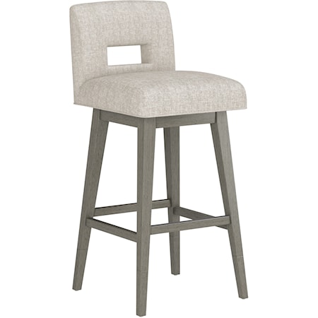 Key Back Adjustable Swivel Stool