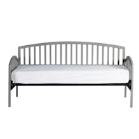 Traditional Twin Daybed with Vertical Slats