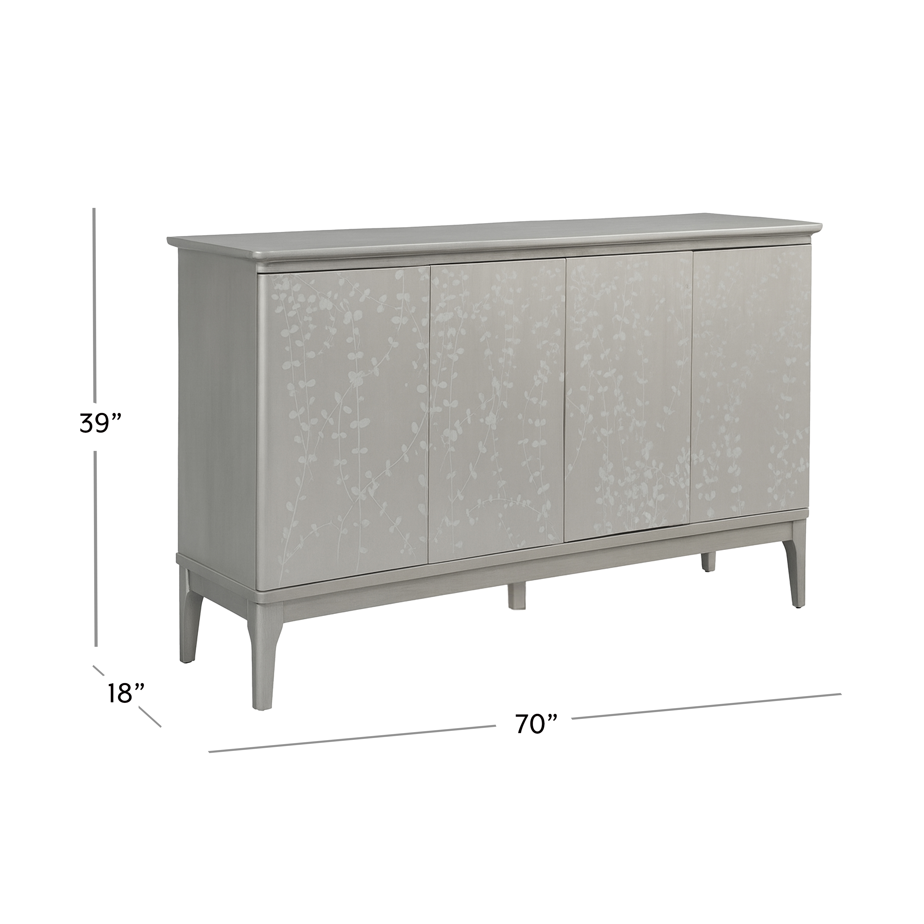 HH2 Home Home Creations August 4-Door Credenza