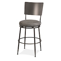 Towne Commercial Grade Metal Counter Height Swivel Stool