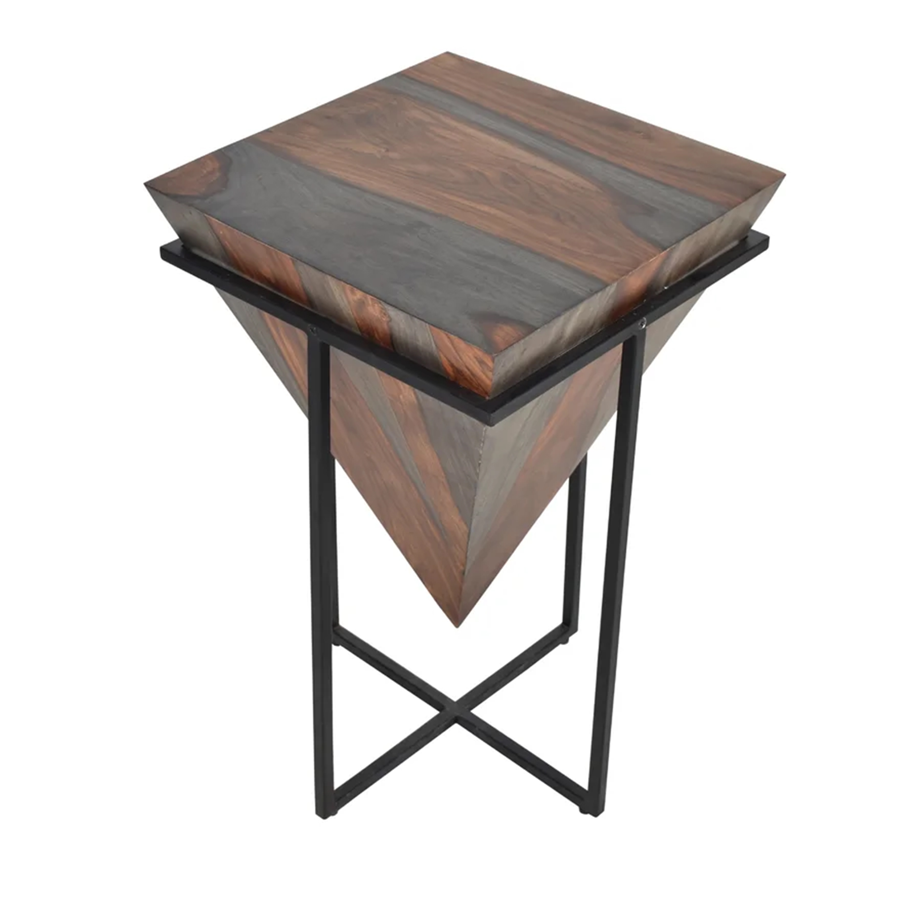 HH2 Home Home Creations Cleopatra Geometric Accent Table