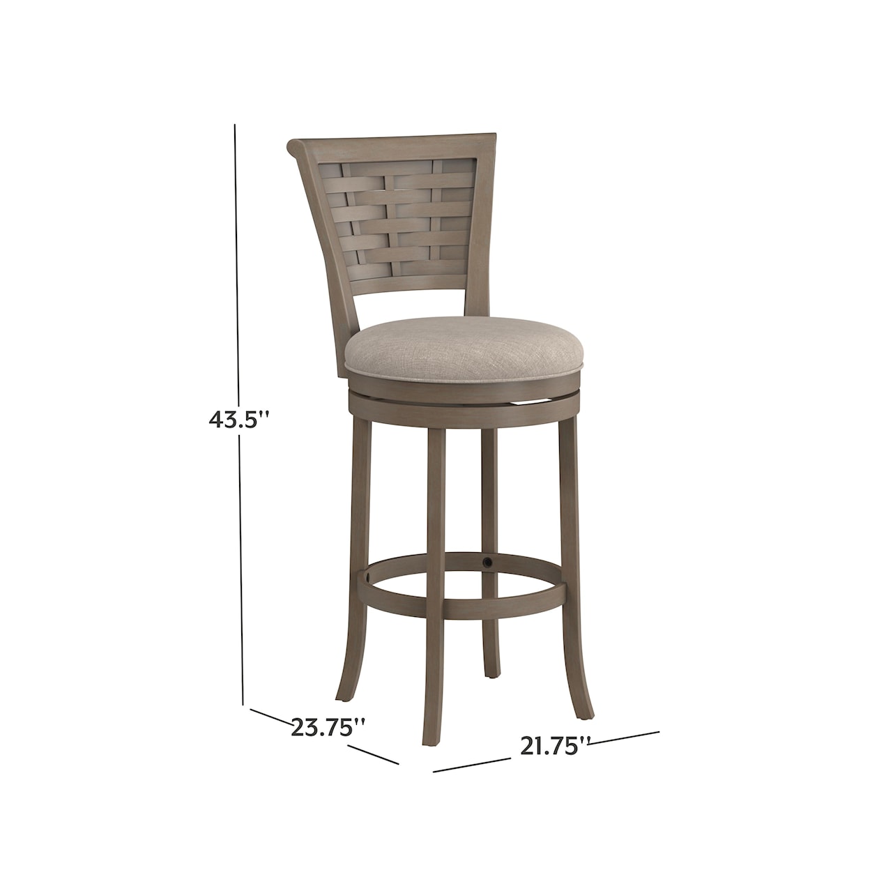 Hillsdale Thredson Bar Height Stool