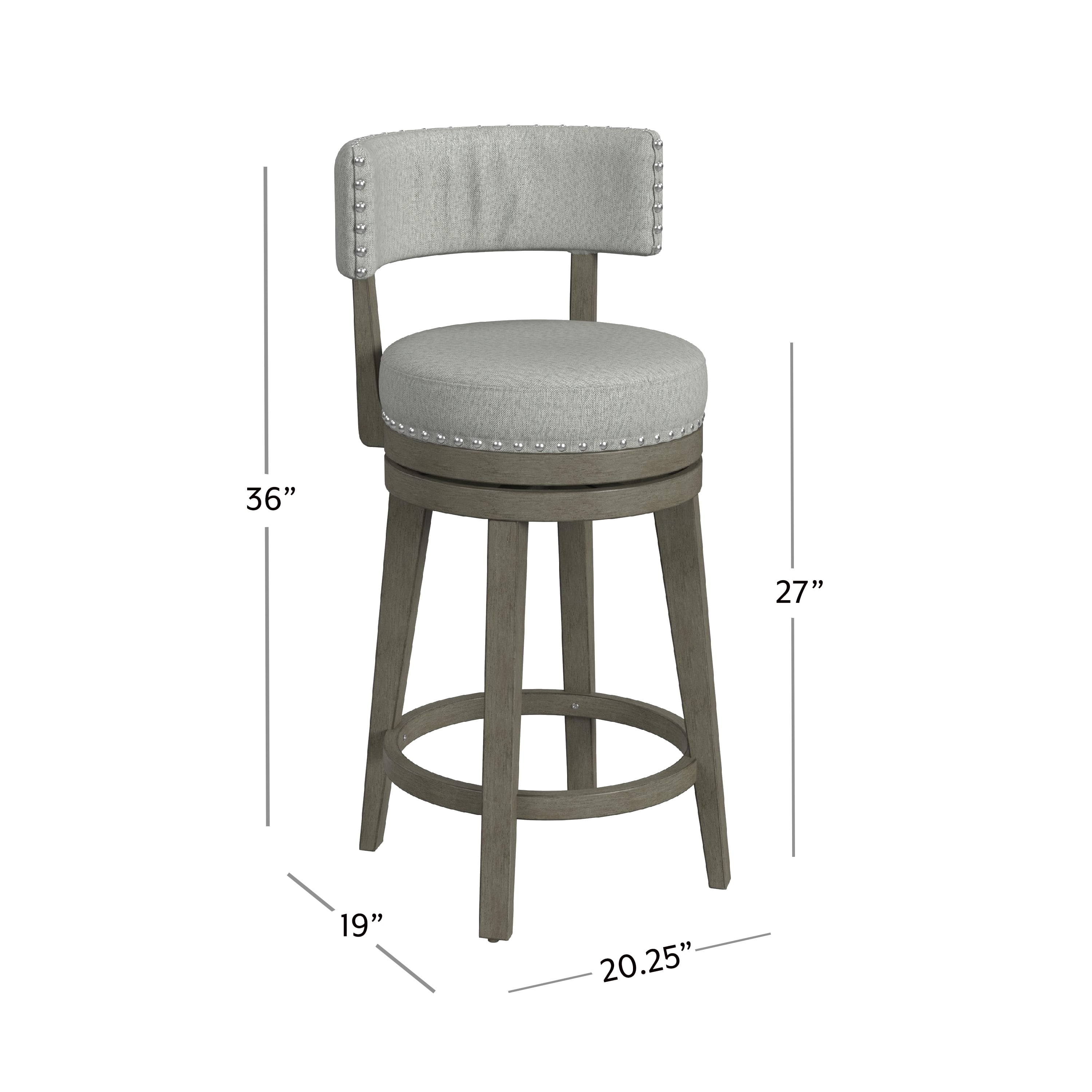 Hillsdale Lawton Counter Height Swivel Stool