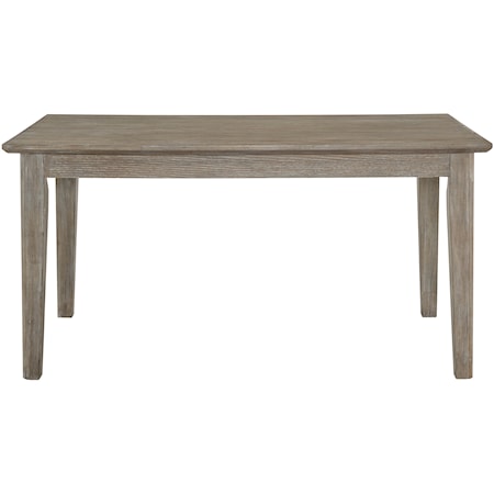 Kirkwood Contemporary Wood Rectangle Dining Table