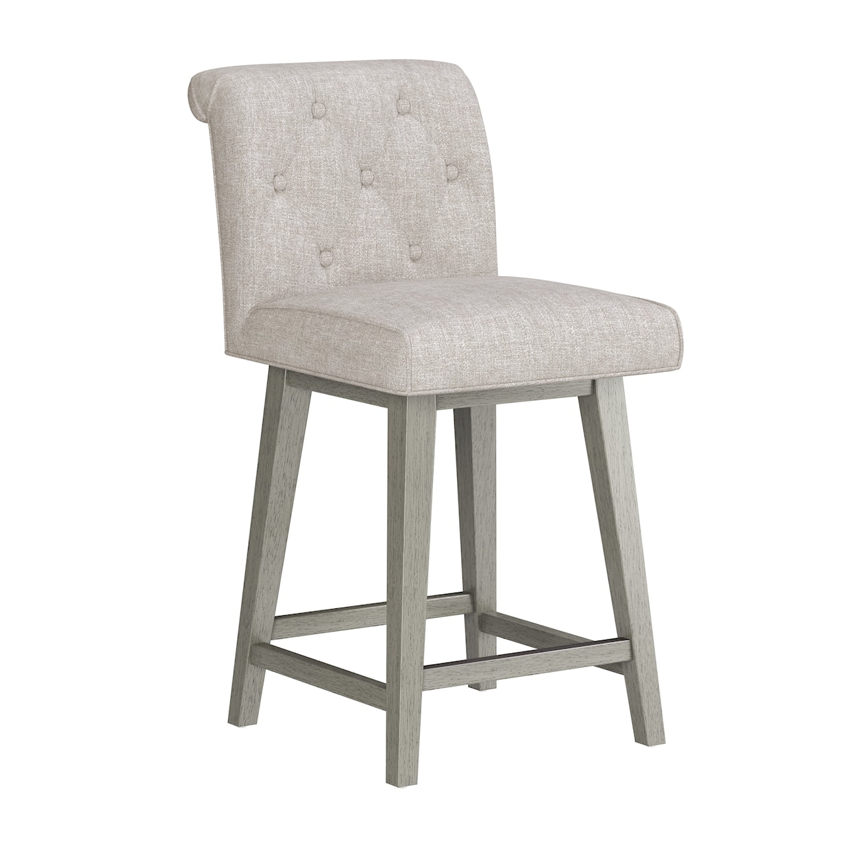 Hillsdale Uniquely Yours Tufted Adjustable Swivel Stool