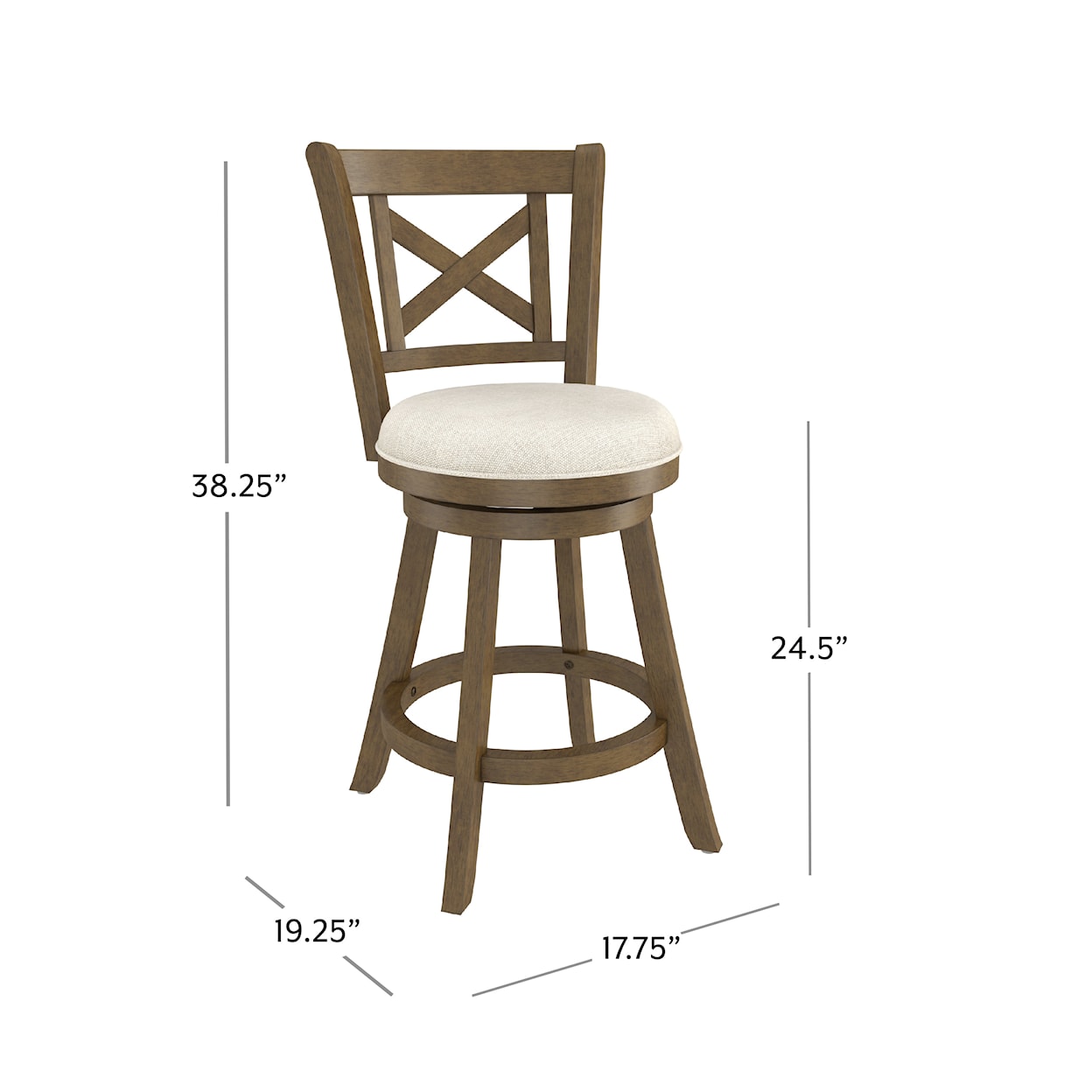 Hillsdale Hamlin Counter Stool