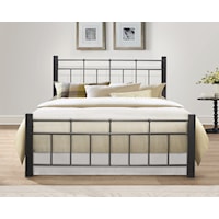 Twin Size Metal Bed without Frame