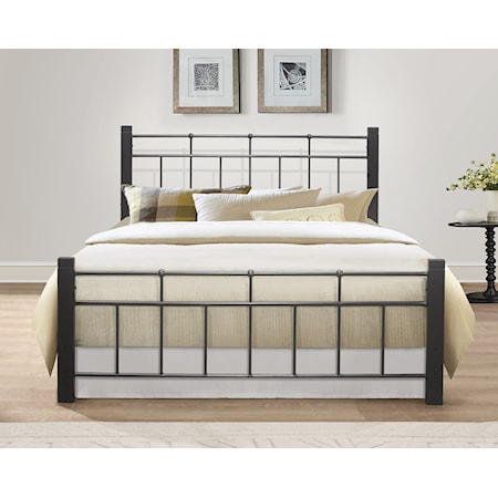 Twin Size Metal Bed without Frame