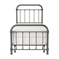 Kirkland Metal Twin Bed with Metal Frame