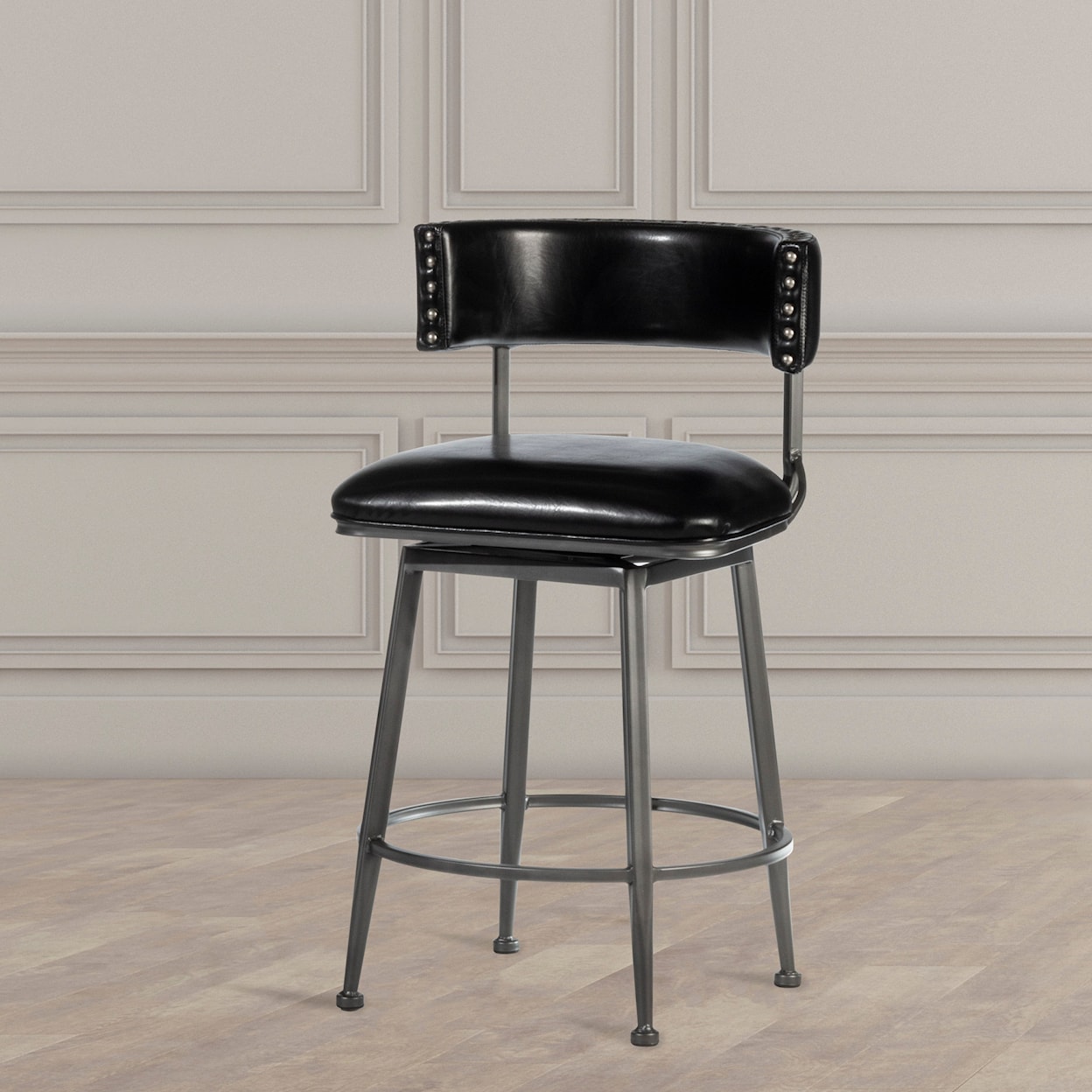 Hillsdale Kinsella Metal Counter Height Swivel Stool