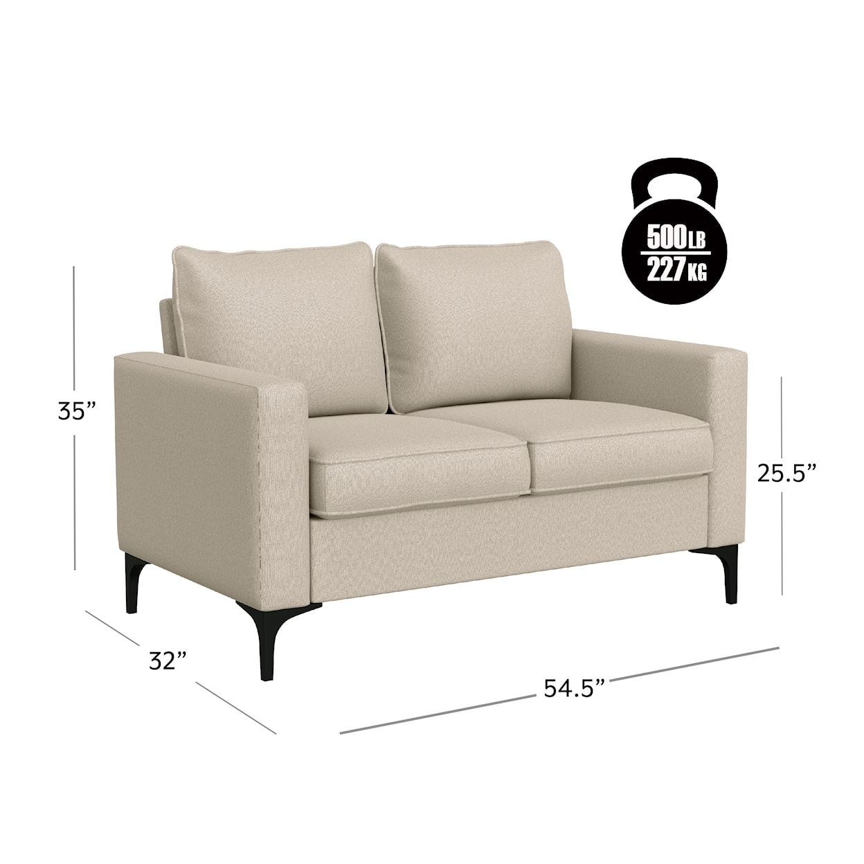 Hillsdale Alamay Loveseat