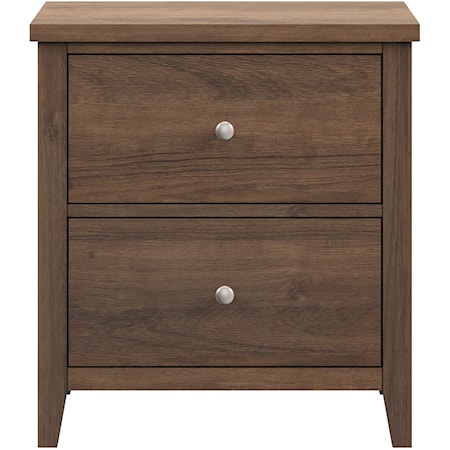 Holborn Wood 2 Drawer Nightstand