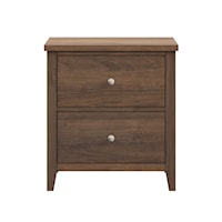 Holborn Wood 2 Drawer Nightstand