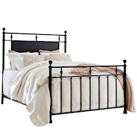 Barton Metal Queen Headboard and Footboard with Frame