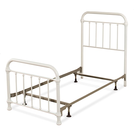 Kirkland Metal Twin Bed with Metal Frame