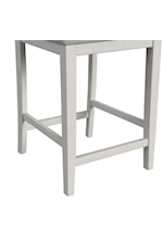 Hillsdale Fowler Fowler Wood Bar Height Stool