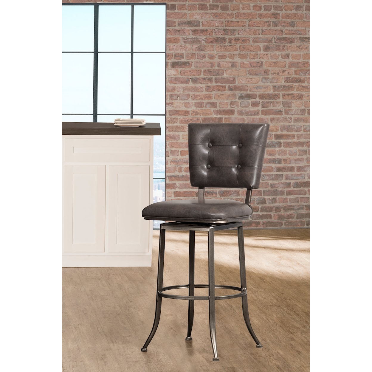 Hillsdale Caslan Commercial Grade Stools Swivel Bar Stool