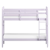 Traditional Youth Twin Over Twin Spindle Bunk Bed