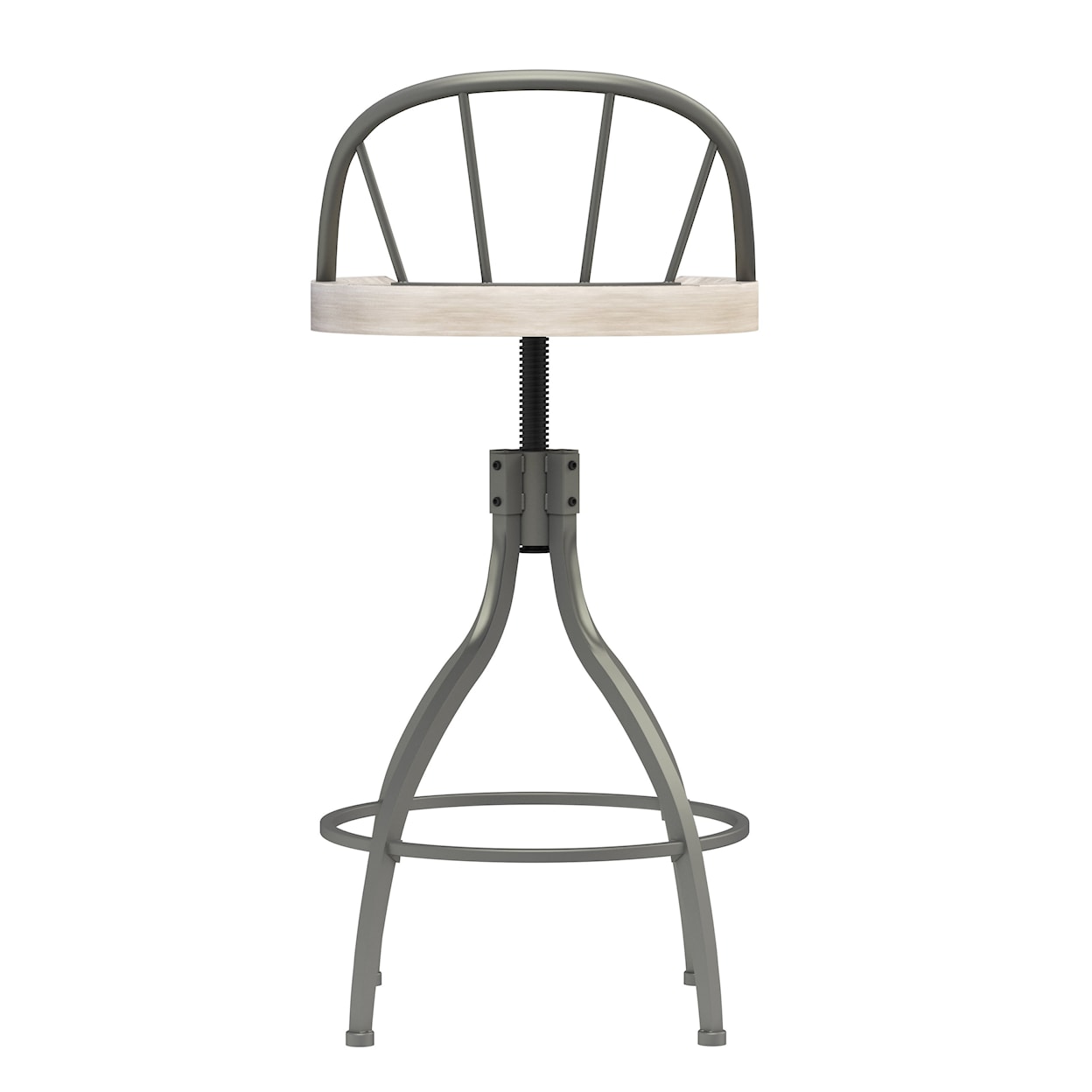 Hillsdale Worland Metal Adjustable Height Stool