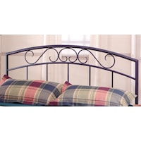 Wendell Full/Queen Size Metal Headboard with Scrollwork