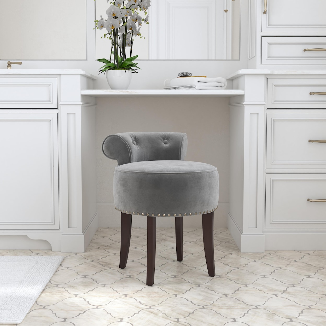 Hillsdale Lena Vanity Stool