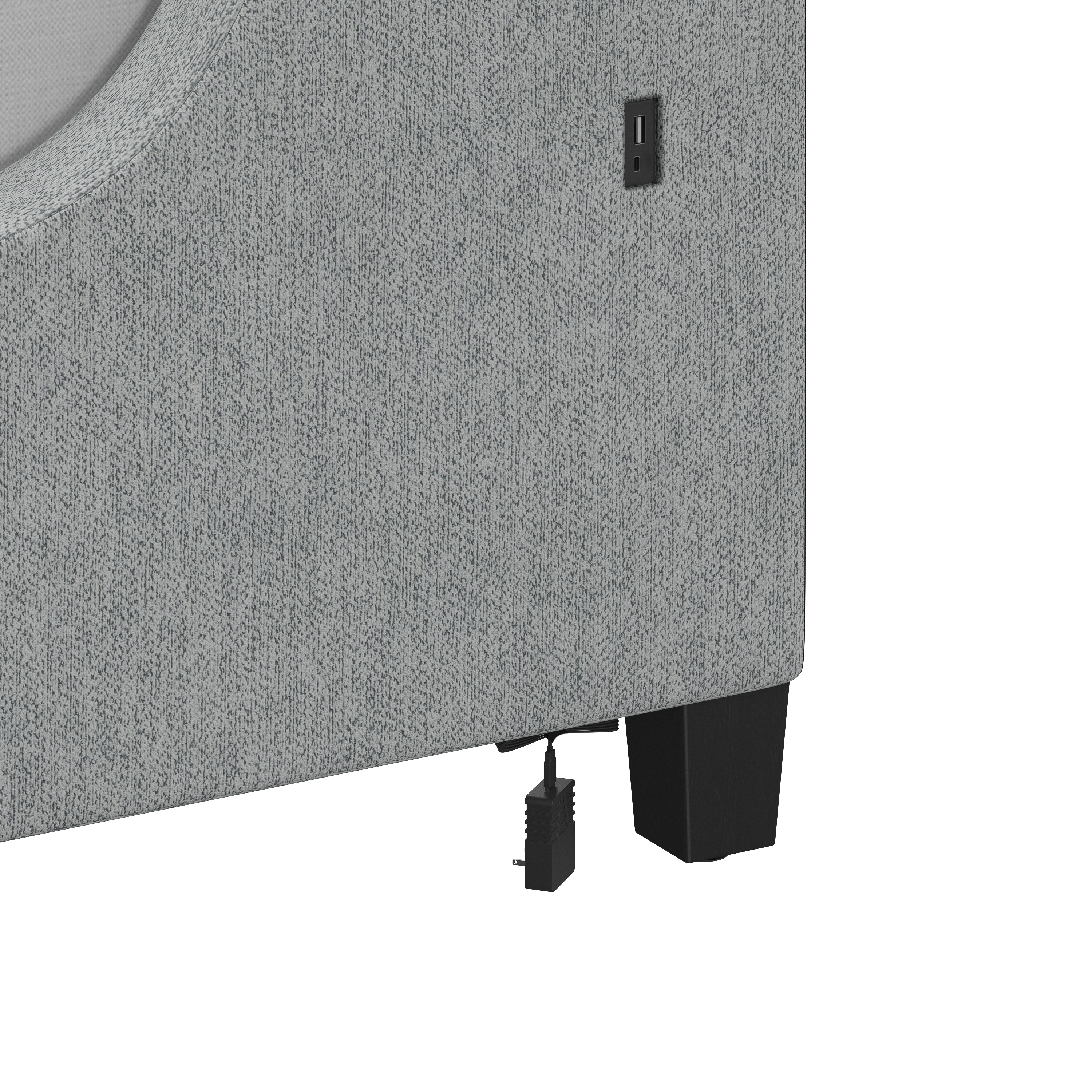 HH2 Home Copestone Winged Queen Platform Bed