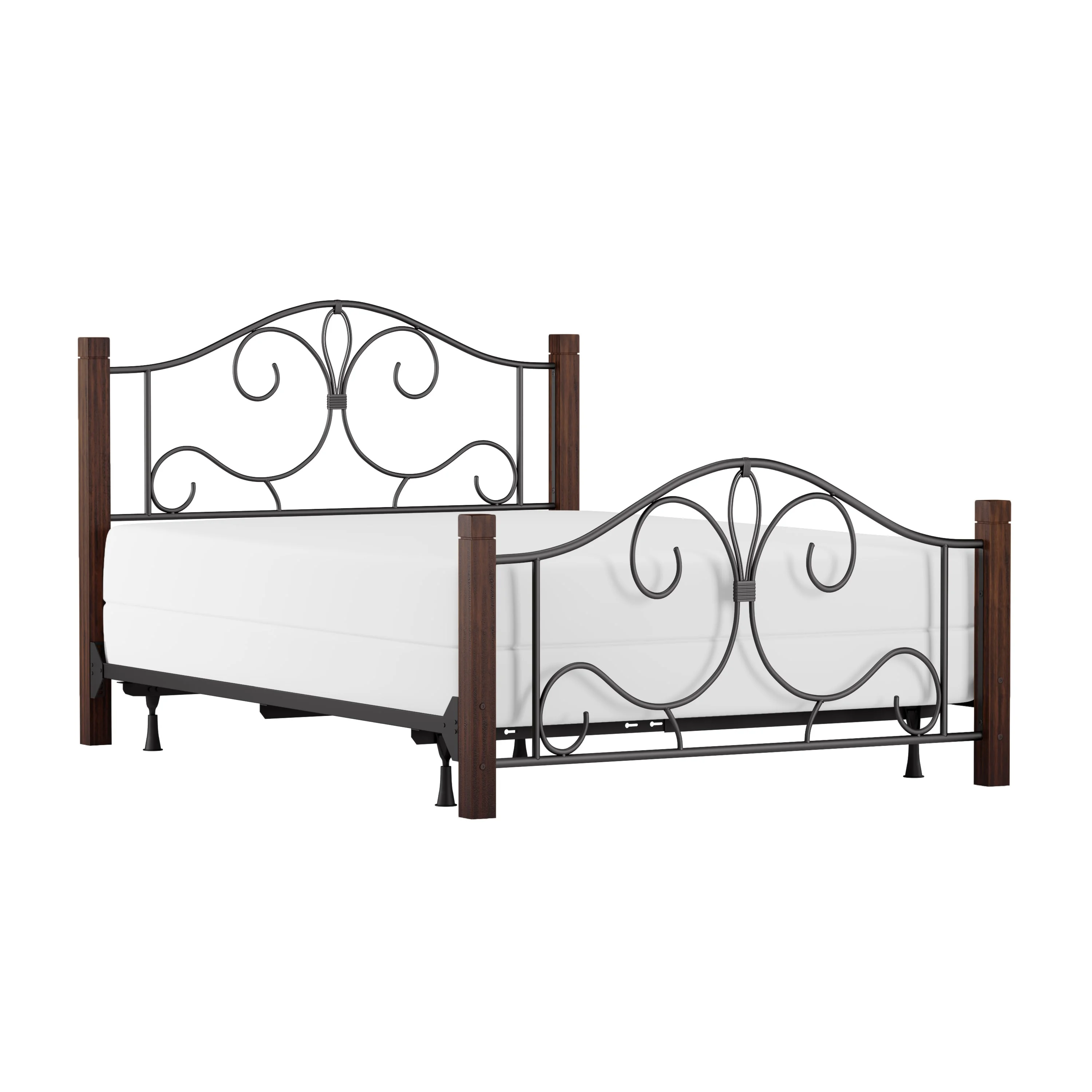 Queen size DOUBLE POST BRASS HEADBOARD & FOOTBOARD w/frame FREE LOCAL  DELIVERY