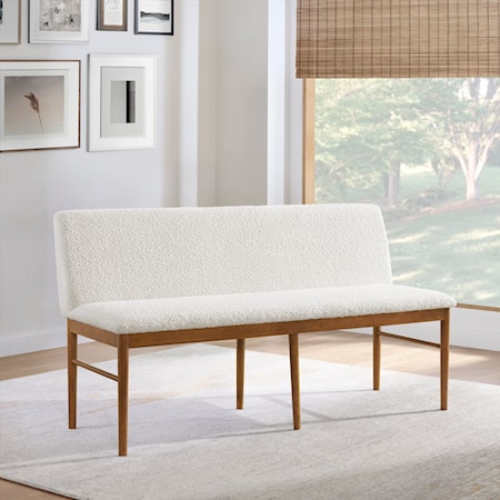 Margo Wood 60" Banquette Bench