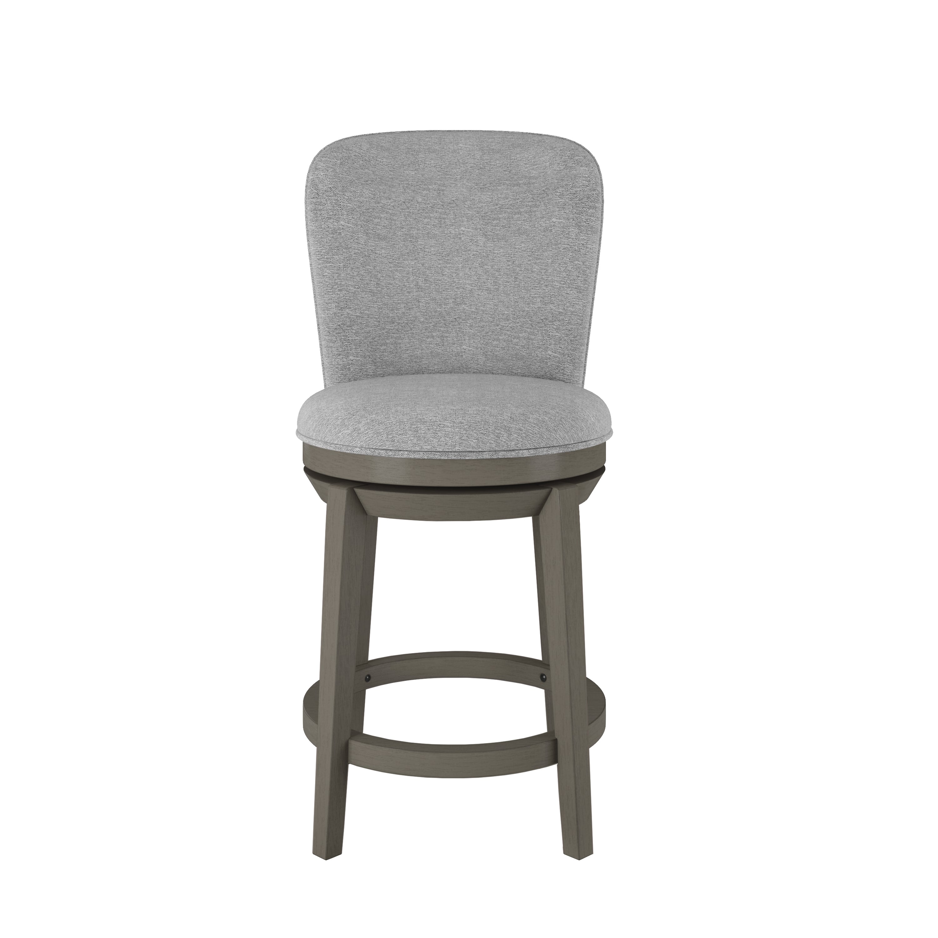 Hillsdale Victoria 5514826 Transitional Swivel Counter Stool with Upholstered Seat Westrich