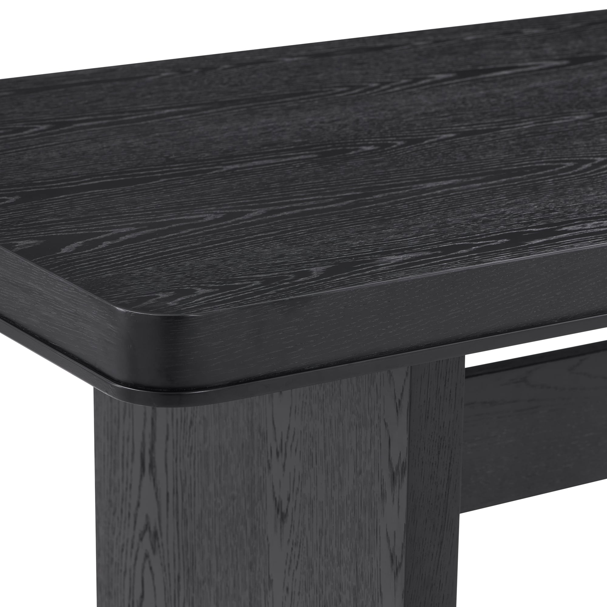 Hillsdale Portsmouth 5486835 Coastal Farmhouse Wood Counter Height Dining Table with Trestle