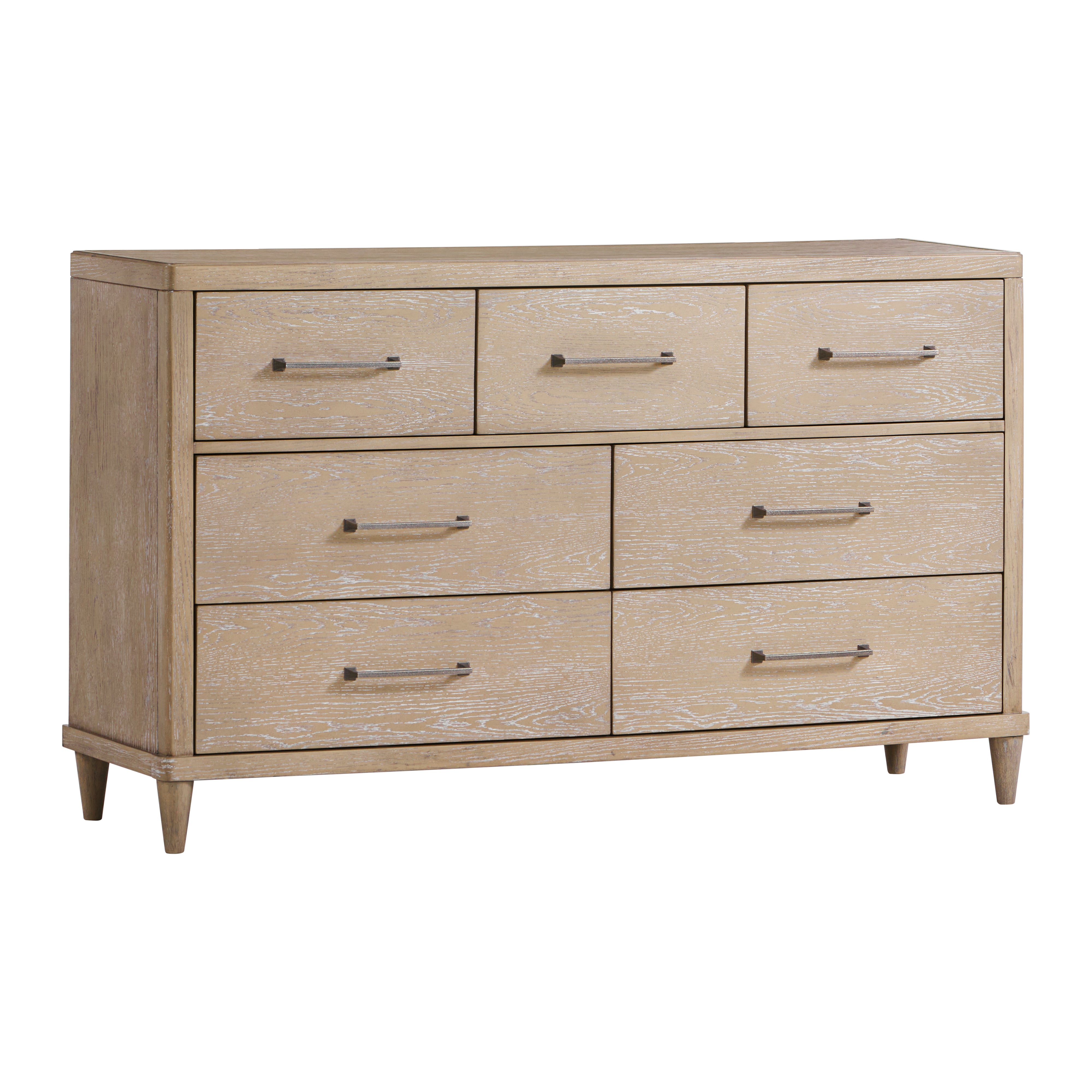 Hillsdale Portsmouth Wood 7 Drawer Dresser And Mirror
