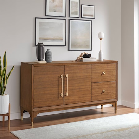 Mid-Century Modern Sideboard Entertainment Console