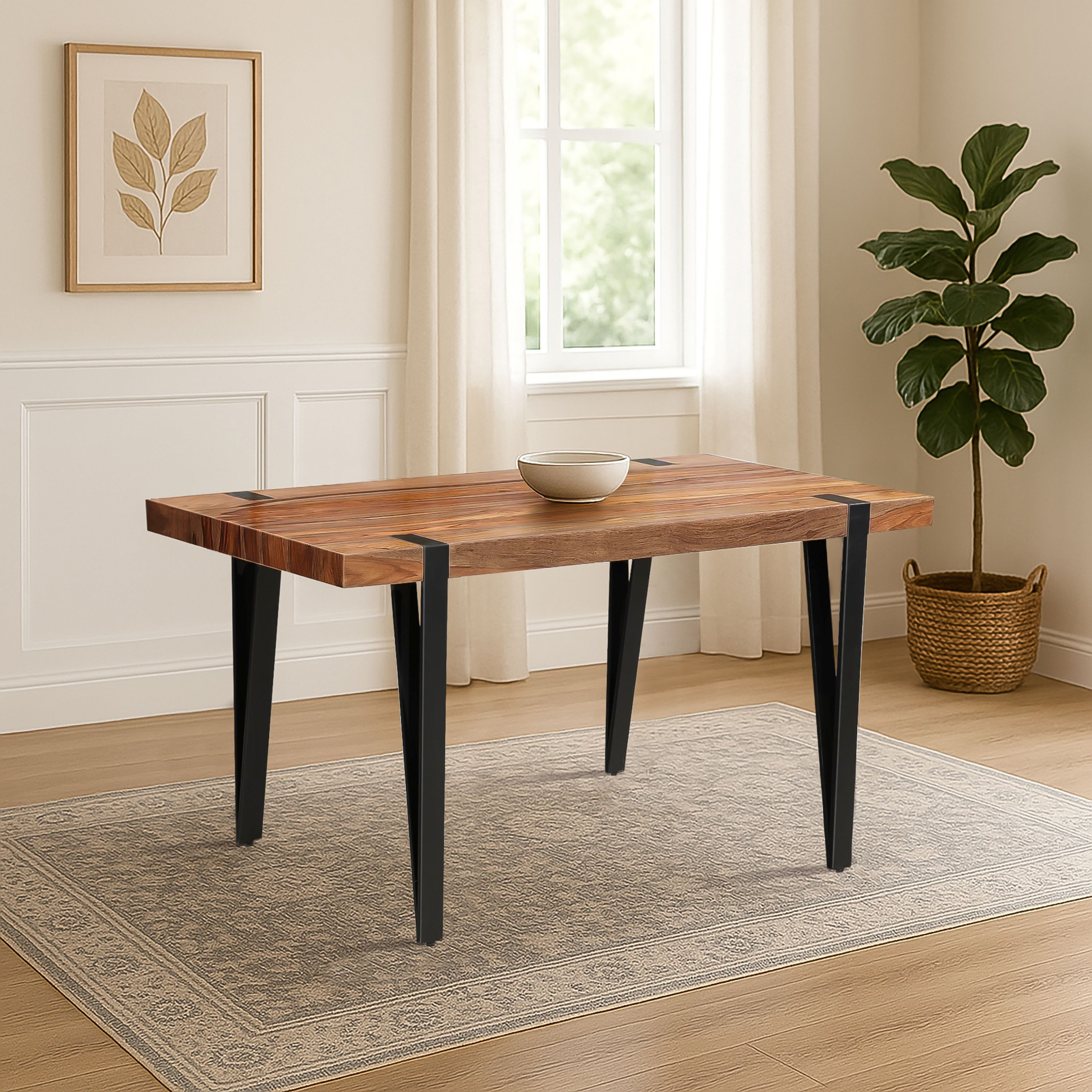 HH2 Home Home Creations Monarch Rectangular Dining Table