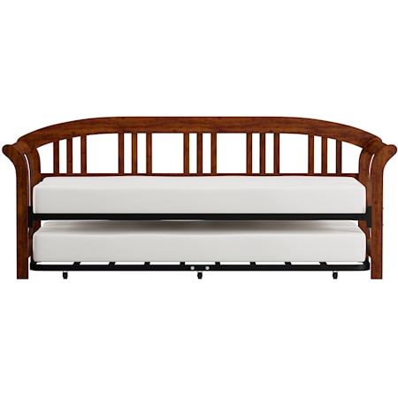 Dorchester Twin Wood Daybed with Twin Roll Out Trundle